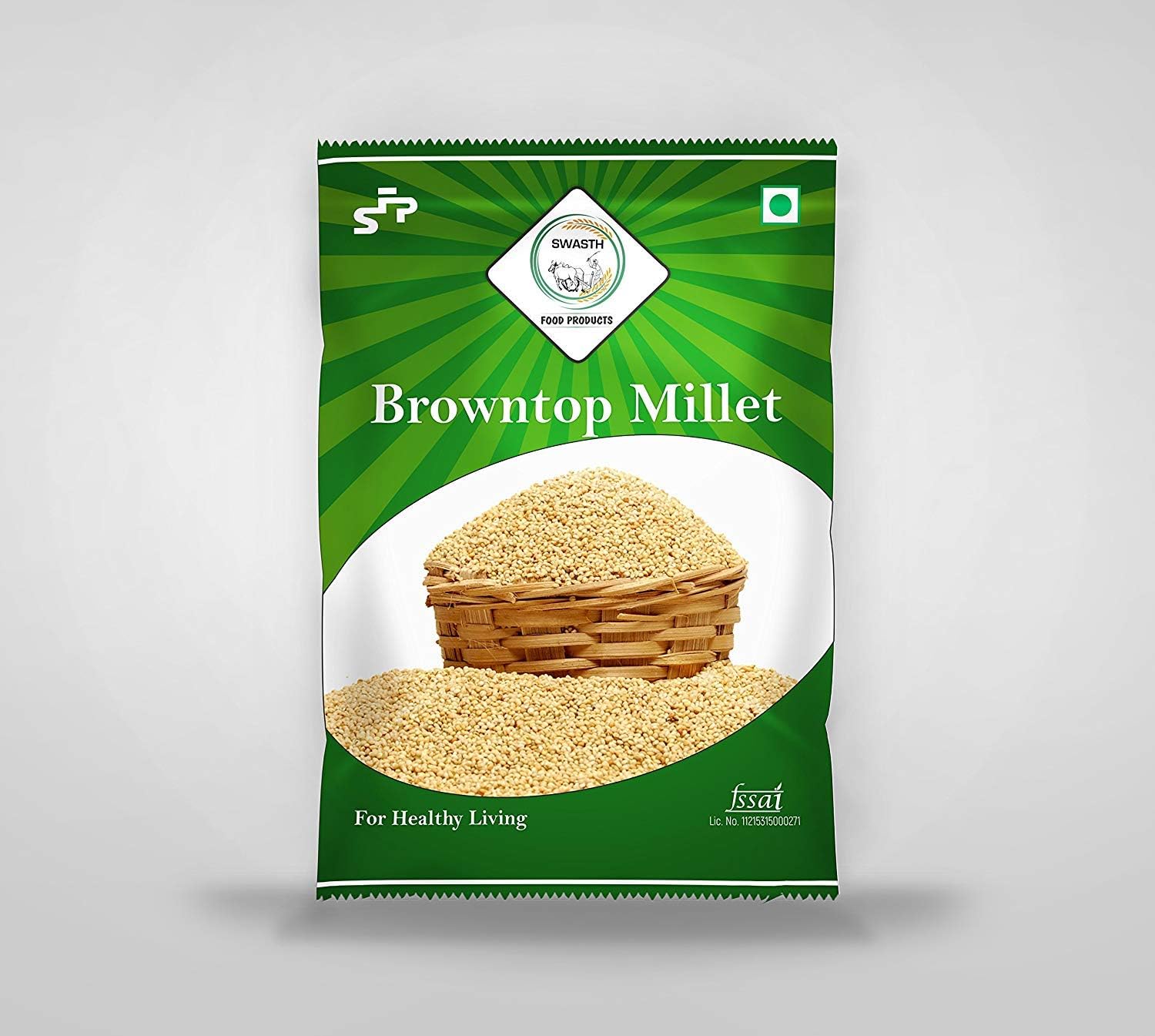 SwasthBrowntop Millet 1 Kg (35.27 Oz)