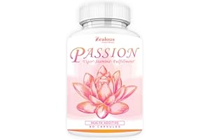 ZEALOUS NUTRITION Passion Dong Quai Female Libido Enhancement Supplement | Natural Blend Increases Vitality and Energy | Promotes Relaxation and Good Blood Flow w/Epimedium, Maca, Dong Quai– 60C