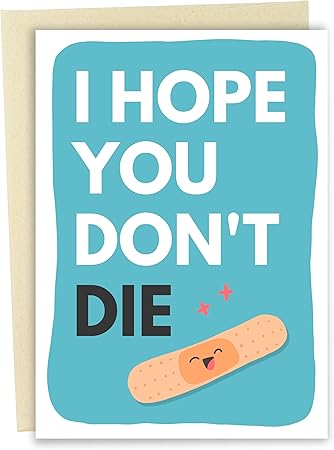 Amazon Com Sleazy Greetings Rude Get Well Soon Greeting Card For Women Or Men Funny Adult Card With Envelope I Hope You Live Card Office Products sleazy greetings rude get well soon greeting card for women or men funny adult card with envelope i hope you live card