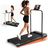 ICYLOOT Walking Pad Treadmill with Incline and Handle Bar for Home Office | Walking Pad Under Desk,Body Toning,Safety Handle,45db Quiet Design,5-Layer Shock Absorption Belt,0.6-3.8 MPH Remote Control