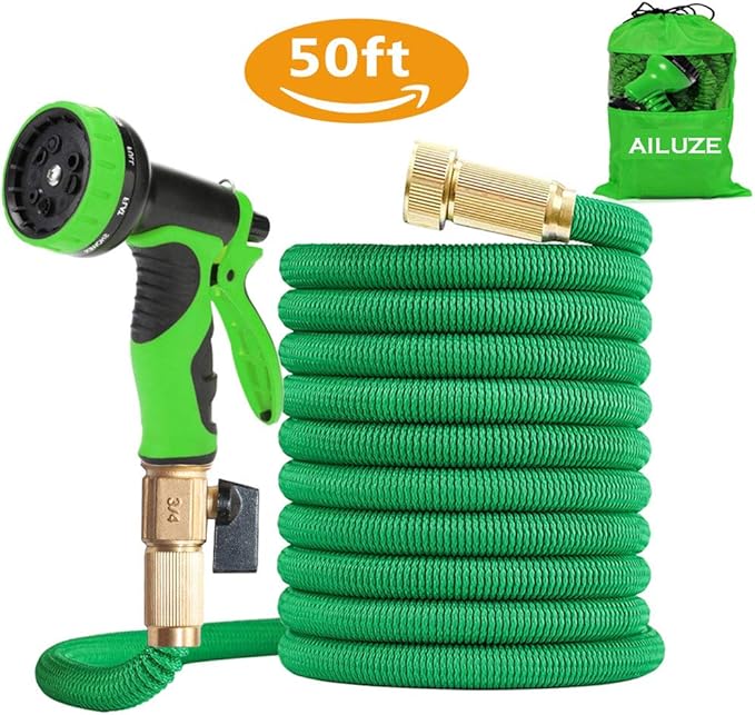 AILUZE 50ft Garden Hose All New Expandable Garden Water Hose Pipe