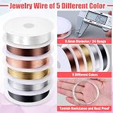 Thrilez Jewelry Making Tools Set with Wire Pliers Beading Kit 5 Wires view 3