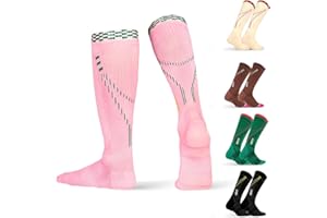 aoFIT Compression Socks for Women & Men (1 Pair) 15-20mmHg Gradient Compression for Circulation & Muscle Support, Breathable Quick-Dry Fabric, Ideal for Running, Travel, Work & Recovery