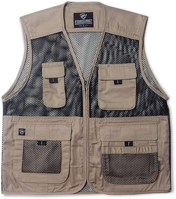 Amazon Co Jp ベージュ 3l メンズ アウター ベスト フルジップ メッシュ切替 通気性 無地 多機能ポケット 紳士 メール便発送 服 ファッション小物