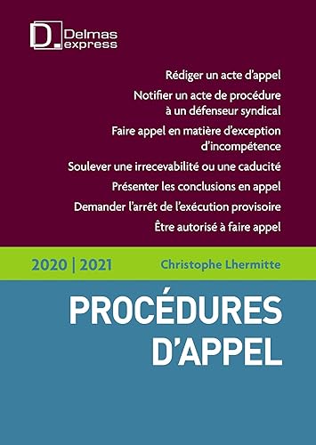 Download Procédures d'appel PDF