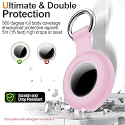 2Pack,Compatible with Airtag Holder Case with