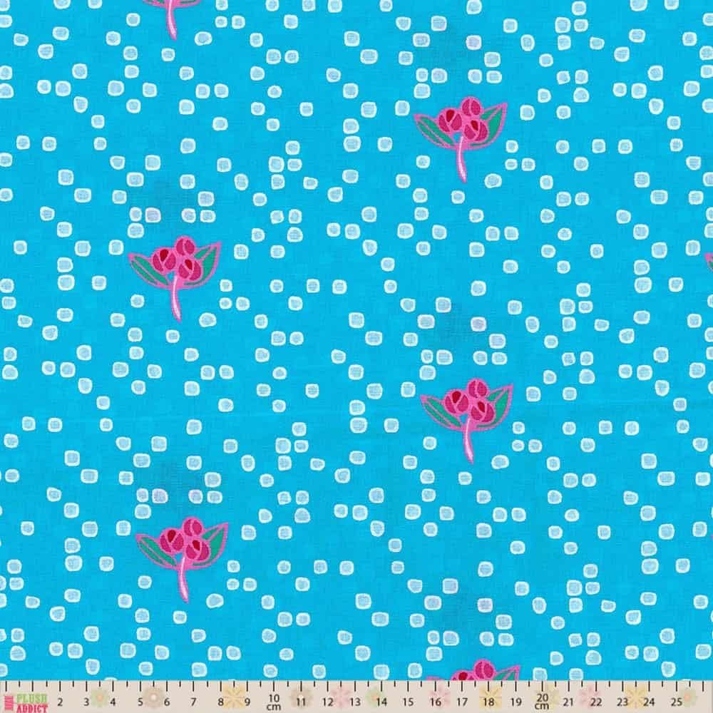 Daswood Studio Fat Quarter Ella Blue - Hello Blossom - Bud Blue
