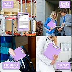 Sooez Clipboards with Storage, High Capacity Clip