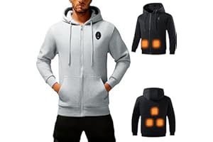 YOLAI Heated Jacket for Men Women Multiple Zones Heated Work Jackets Winter Puffer Coat Hooded USB Charging Thermal Coats