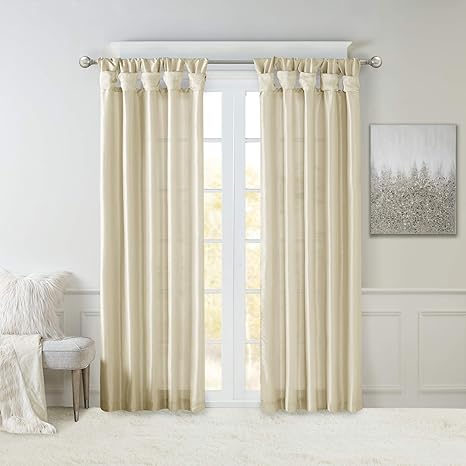 madison park emilia cortinas opacas con ventana de seda sintetica panel champan 50x95 1