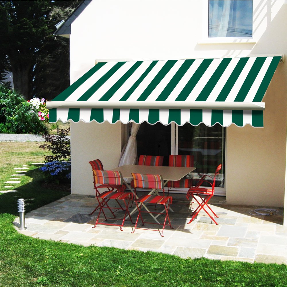 Greenbay Wine Red Garden Patio Awning Canopy Sun Shade Shelter