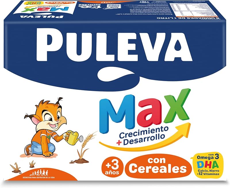 Max Leche de Crecimiento y Desarrollo con Cereales - Pack 6 x 1Lt