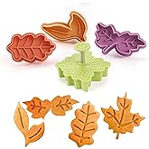 Yunko Cake Leaves Baking Pie Crust Cutters Set of 4