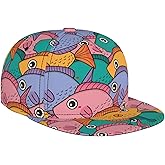 Snapback Hats for Men Women Fashion Japanese Koi Fish Baseball Cap Trucker Hat for Cycling Sports Running Golf Flat Brim Hats