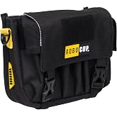 ROBOCUP AC Belt Organizer Pouch with Silent Main Storage Pocket, Two Nylon Buckles, Hook&amp;Loop Patch Area, Metal D-Ring, Multiple Tool Slots, Designed for Professionals Working in Film, TV and Photo