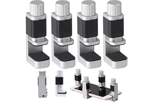 JSYDF 4 Pack Phone Repair Clamps, Adjustable CellPhone Screen Refurbish Tools, Screen Fastening Clamps Securing Clip Fixture Tools,Compatible for iPhone, Samsung, iPad, MacBook, Laptops, Tablets, LCD Screen