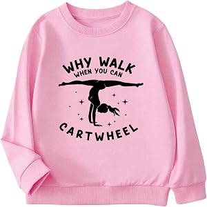 Fvnbvrst Girls Cute Crewneck Sweatshirt Teen Hoodies Fall Outfits Pullover | long sleeve, graphic print, hoodless hoodies, cu