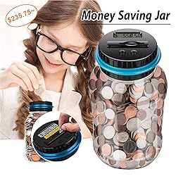Digital Counting Money Jar, Digital Coin Counter