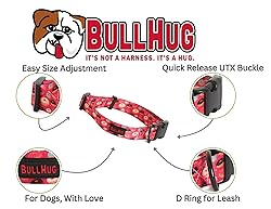 BullHug Adjustable Dog Collar – Soft Durable