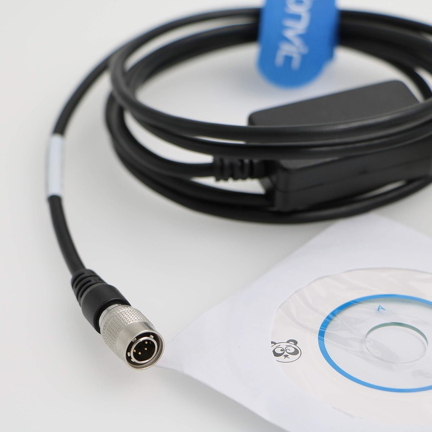 Eonvic USB to Hirose 6pin Male Interface Transfer Data Cable for TOP-CON/SOKKIA Total Stations, Black, 5' - Image 3