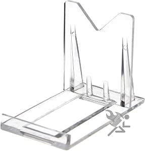 OnFireGuy Adjustable Metal Display Stand For Geodes & Fossils - 2-3/4" High, Gold, Holds Small Minerals & Photos