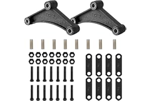 Trailer Shackle Kit, Tandem Trailer Axle Shackle Kit for Double Eye Springs (3.5K -5.2K Axles)