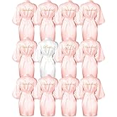 Jecery 12 Pcs Bridesmaid Robes Bride Kimono for Wedding Day Satin Embroidered Bridal Party Robes