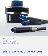 LAMY T10 15 Pack Erasable Large Capacity Ink Cartridges Blue 1.25 ml view 4