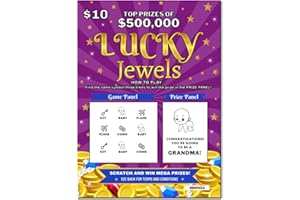 Zoschie Grandma Pregnancy Announcement Scratch Off Card - Fun Lottery Ticket Reveal, Unisex
