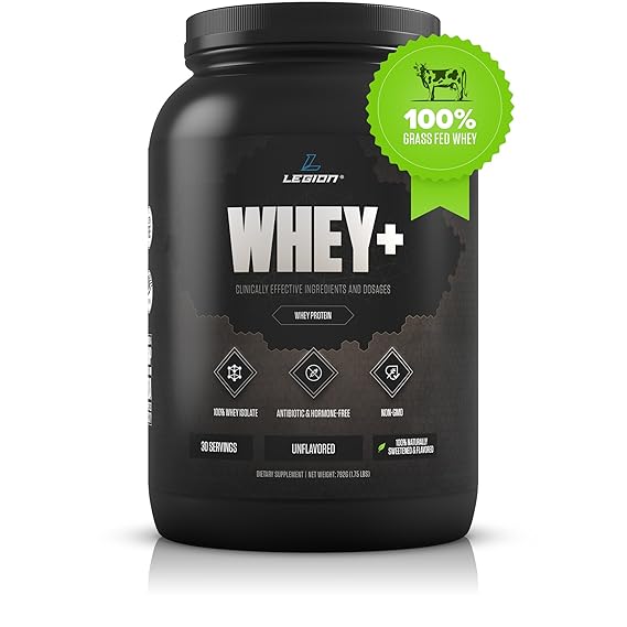 Legion Whey+ Chocolate Peanut Butter Protein Powder Best Tasting Whey
