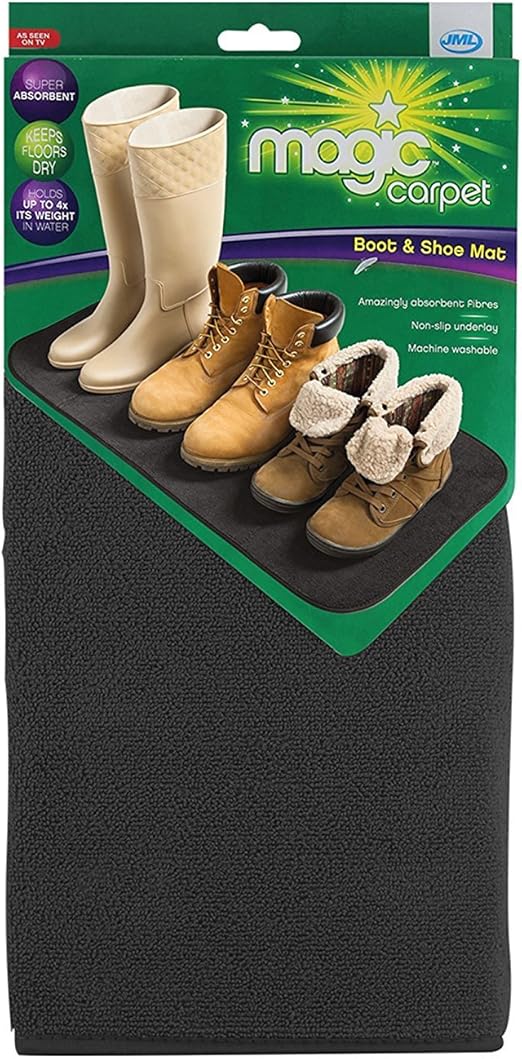 Magic Carpet Boot&Shoe Mat, Bath Mat, Door Mat, Machine Washable, 16