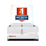 Epson RapidReceipt RR-400W Wireless Compact Desktop Color 2-Sided Receipt & Document Scanner with ScanSmart AI PRO Receipt Management & PDF Software & 20-Page Auto Document Feeder (Renewed)