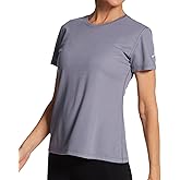 Brooks Women's Podium UPF 30 Wicking Short Sleeve T-Shirt, 221097, Light Gray, L