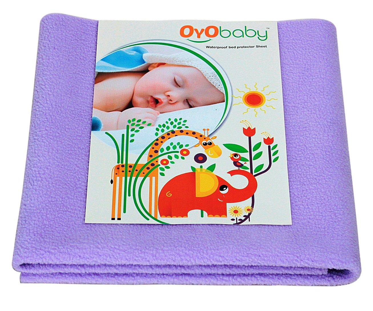 Mattress Protector Washable Underpad Reusable Pink Hypoallergenic Baby