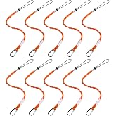10 Pack Tool Lanyards for Hand Tools, Tool Tether Lanyard with Carabiner &amp; Adjustable Loop, 31.5"-43.3" Retractable Fall Protection Safety Leash for Construction, Roofing, Scaffolding, Outdoor