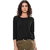 Mod-O-Doc Womens 3/4 Sleeve Crew Neck Favorite Tee