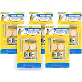 Zipbolt Angled Railbolt, Handrail to Newel Post, 5 x 2-Pack, 11.560 | Lower angled handrail to newel connector kit, Hidden rail bolt fastener, Wood railing hardware, Gear-driven tightening