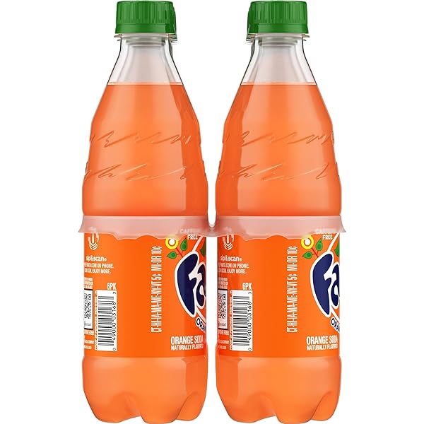 FANTA ORANGE, 16.9 FL OZ, PACK OF 6