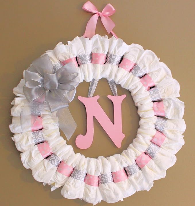 diaper wreaths for boy