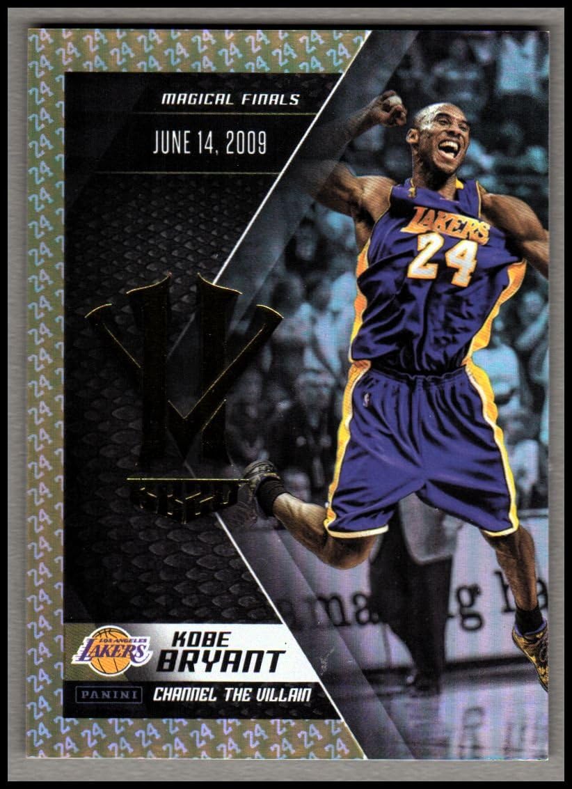 2015-16 Panini Hero Villain KB20 Channel the Villain Gold 24 #14 Kobe Bryant