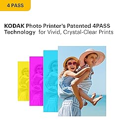 KODAK Dock Plus 4PASS Instant Photo Printer, 4x6
