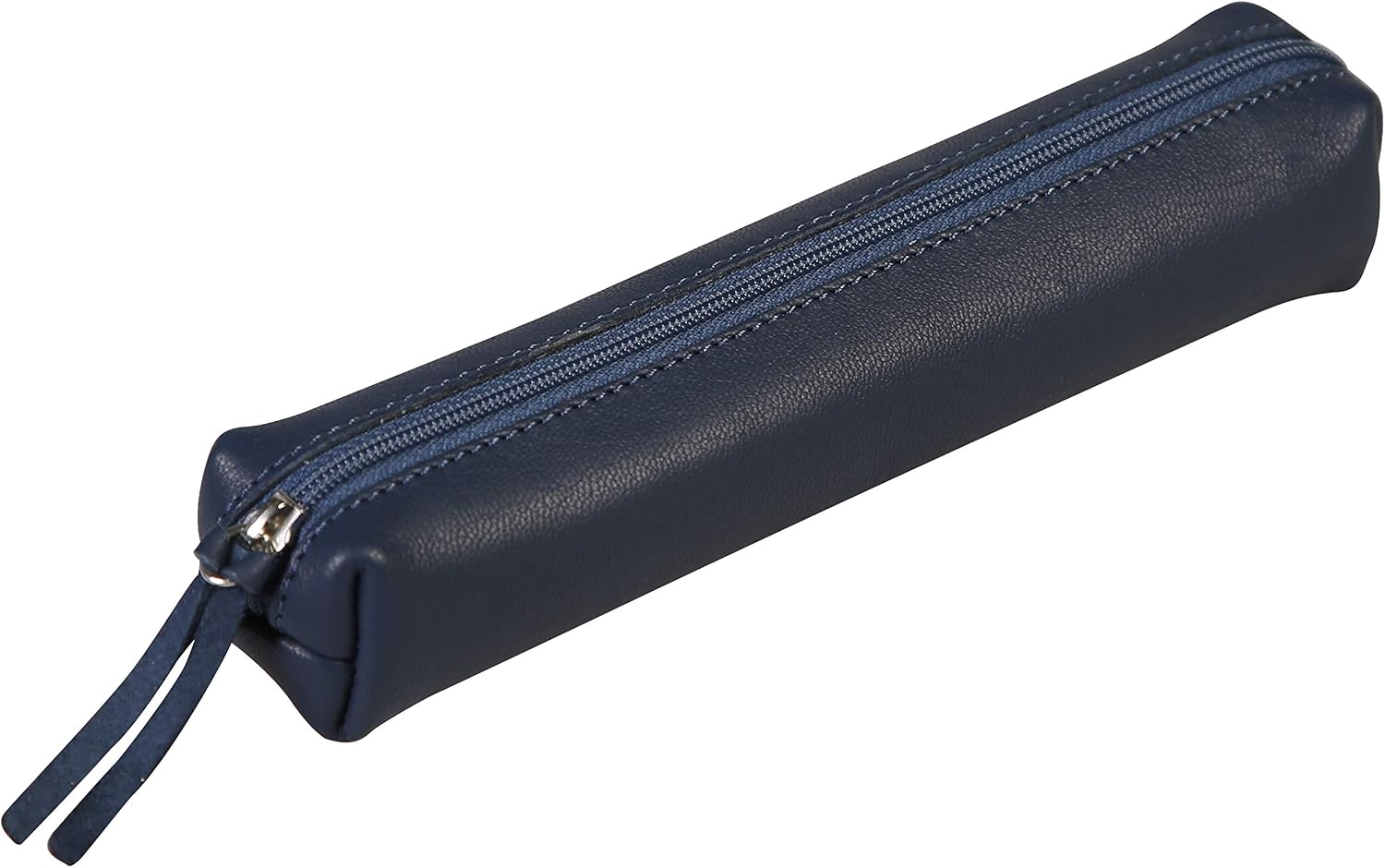 Clairefontaine, Ref 410079C, Lawrence' Leather Slim Pencil Case, 4 x 2.5 x 19.5cm, Made From Genuine Lambskin Leather