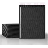 8.5 x 11 Inch Bubble Mailer 40 Pack, Waterproof Padded Envelopes | with Strong Self-Seal Adhesive, Cushioning Shipping Bags with Bright Color for Small Business - Black