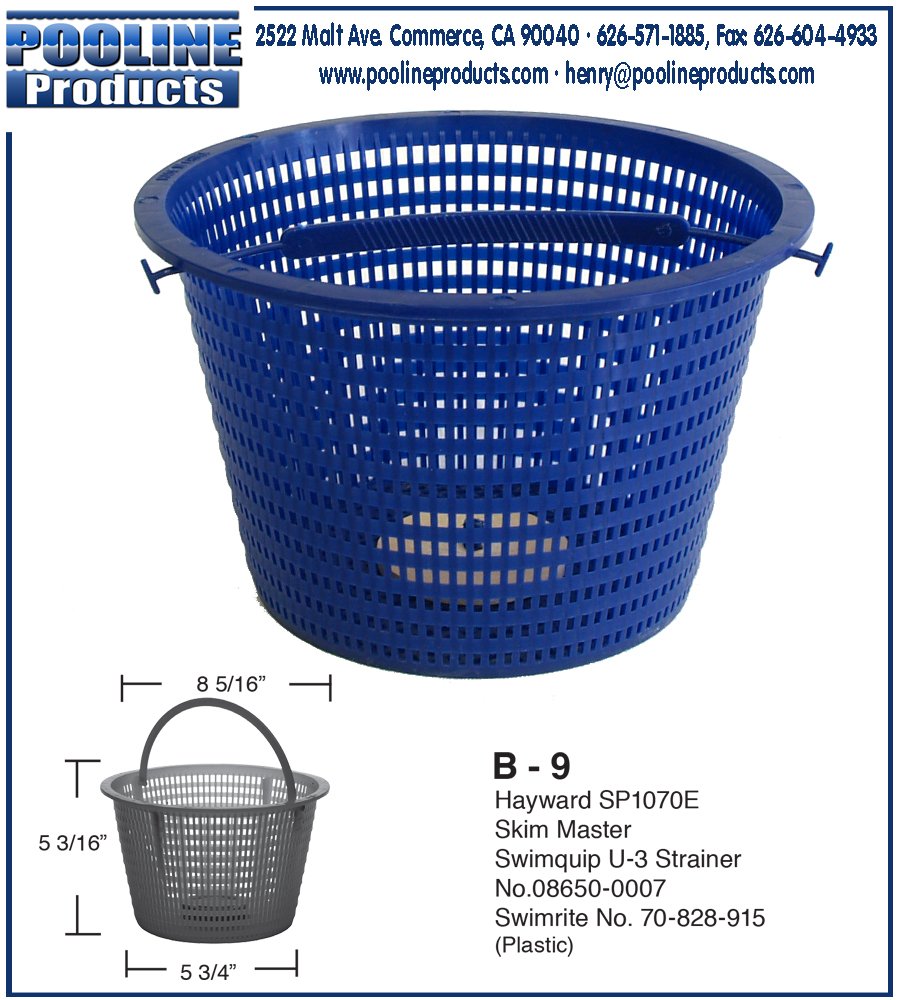 Pooline Products B 9 Basket for Hayward SP1070E Skimmer