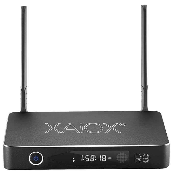 Xaiox R9-4k Android 6.0 Mediaplayer Display (HDR, HDMI, MKV, USB, 1000Mbps Gigabit LAN, 2G/16G Dual Band WiFi WLAN, Bluetooth