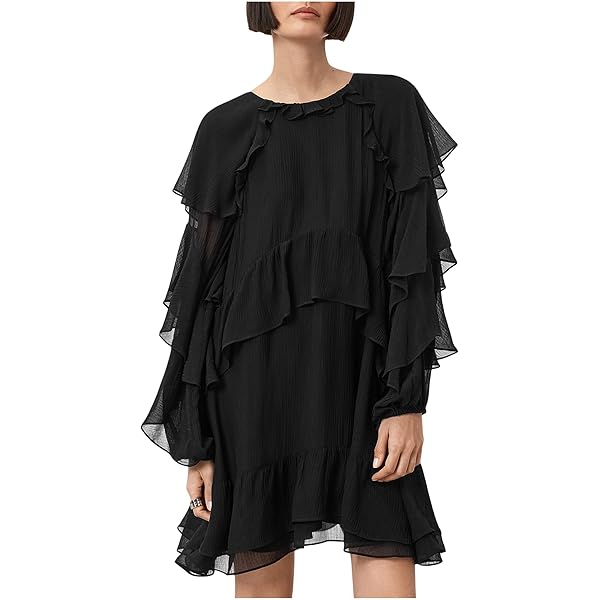 AllSaints Womens Gabby Mesh Dress Adena Black UK 4/US 0 at Amazon Women's Clothing store AllSaints Womens Gabby Mesh Dress Adena Black UK 4/US 0 at Amazon Women's Clothing store