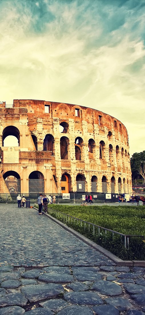 PeelitStickit Famous Rome Buildings and Cities Wallpaper Design, Wall Mural ID-021, vinyl