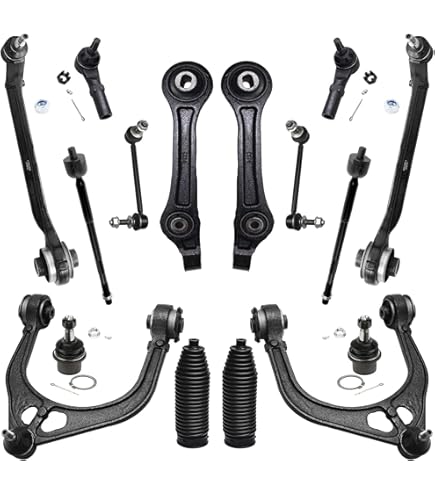 thumbnail image 2 of 4-Piece Front Control Arms Kit With Ball Joints & Sway Bar Links For 2010-2017 Chevy GMC (Svenubee) 2 of 3