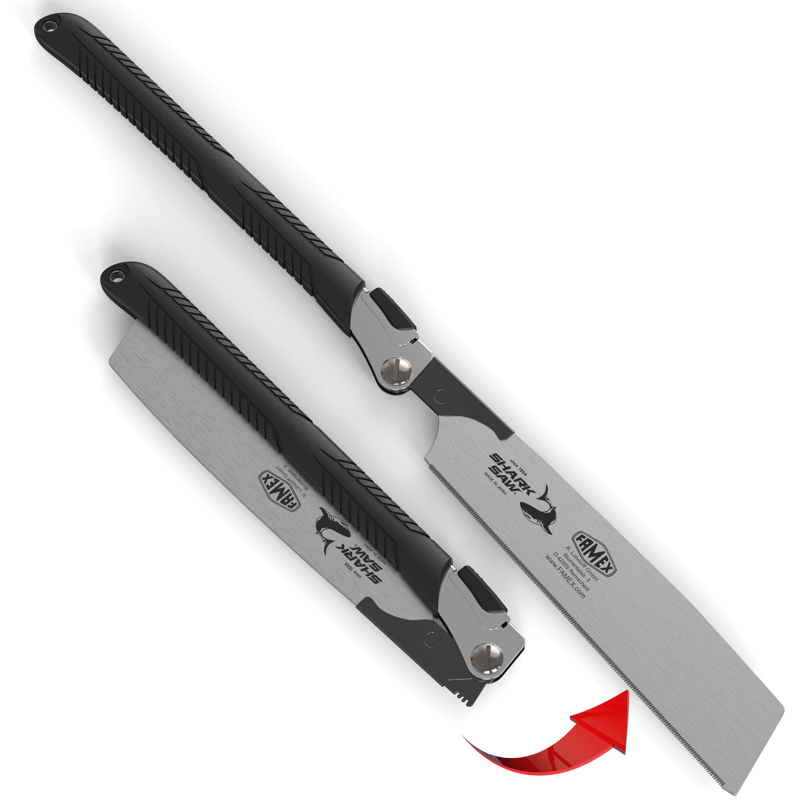 FAMEX 5525 Professional Japanese Trim Saw - 265 mm - Folding Hand Saw for Demanding Users