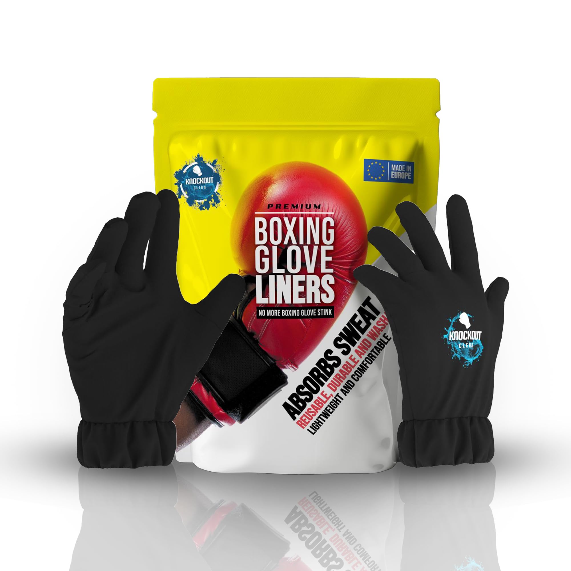 Boxing Glove Liners, Absorb Sweat Before It Touches Your Boxing Gloves, Machine Washable and Reusable, Clean and Fresh Boxing Gloves, Lightweight and Comfortable, Boxing Inner Gloves